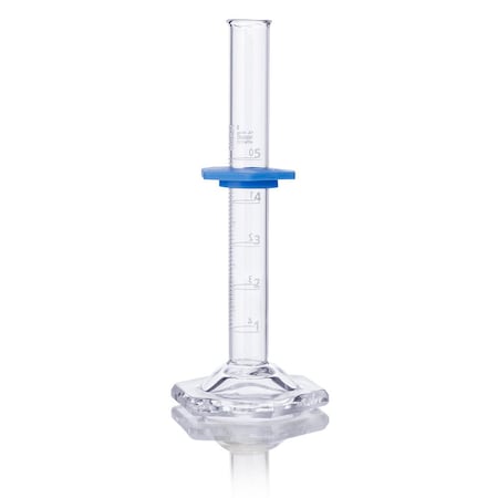 Globe Scientific Cylinder, Graduated, Globe Glass, 5mL, Class B, To Deliver (TD), Dual Grads, ASTM E1272, 4/Box 8330005